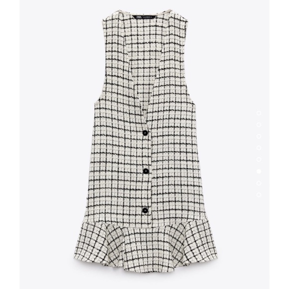 Zara textured weave tweed dress - Picture 9 of 9